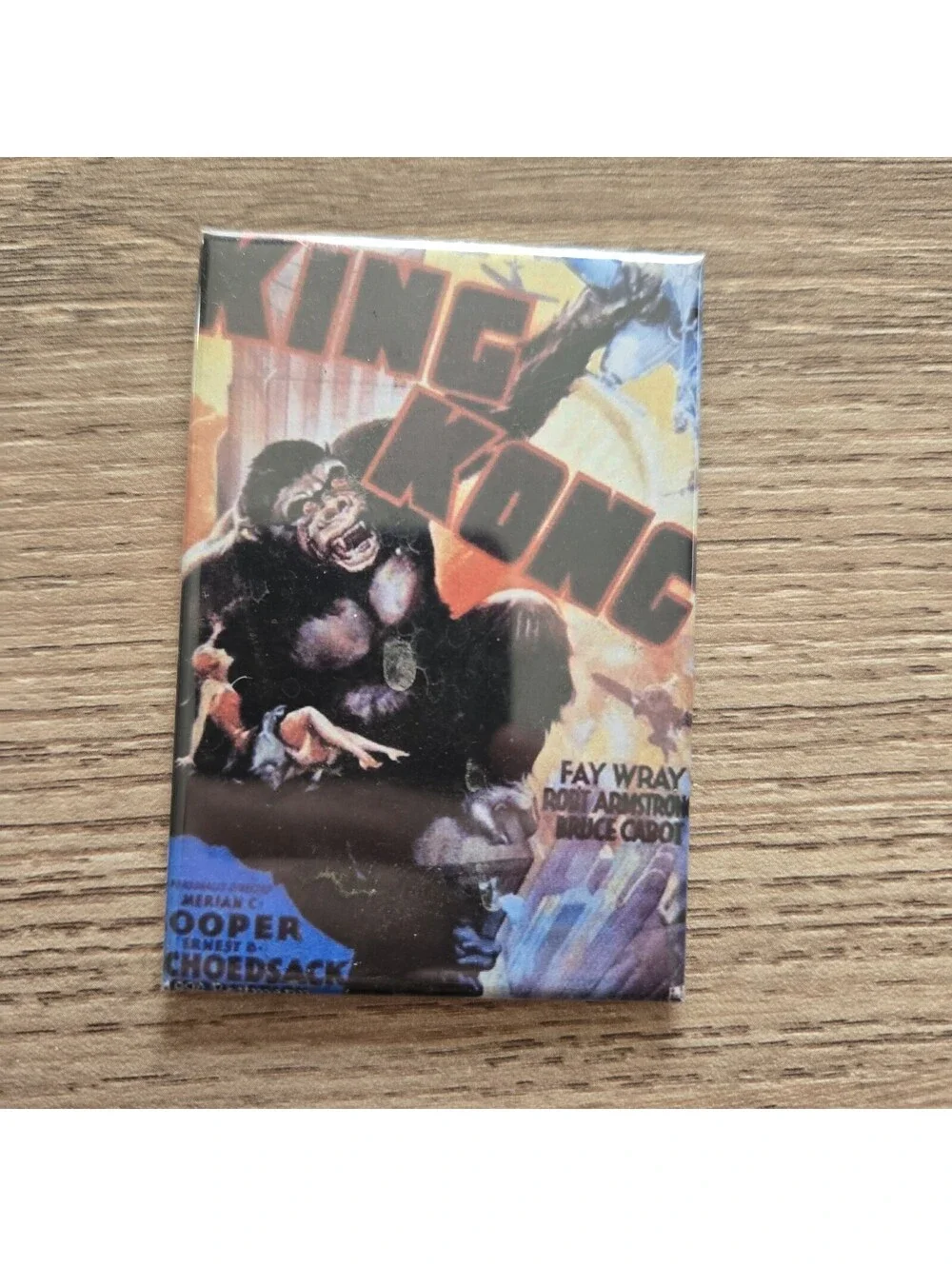 King Kong 1933 Movie Poster Refrigerator Magnets Lot of 4 Fay Wray RKO Horror